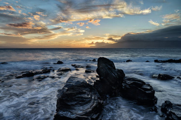 Sunrise at Namalu Bay in Maui