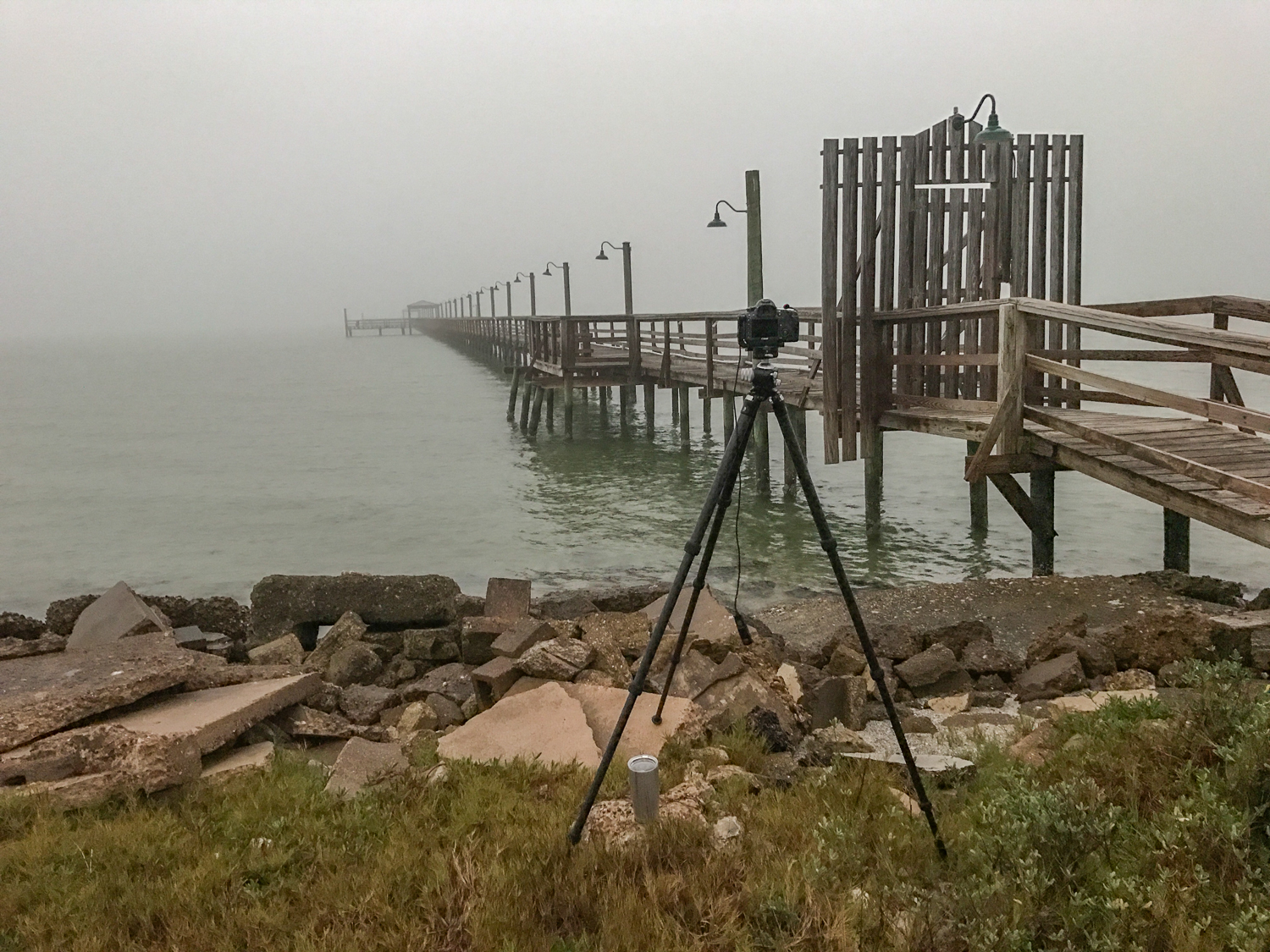 Fulton Beach Pier Camera Setup