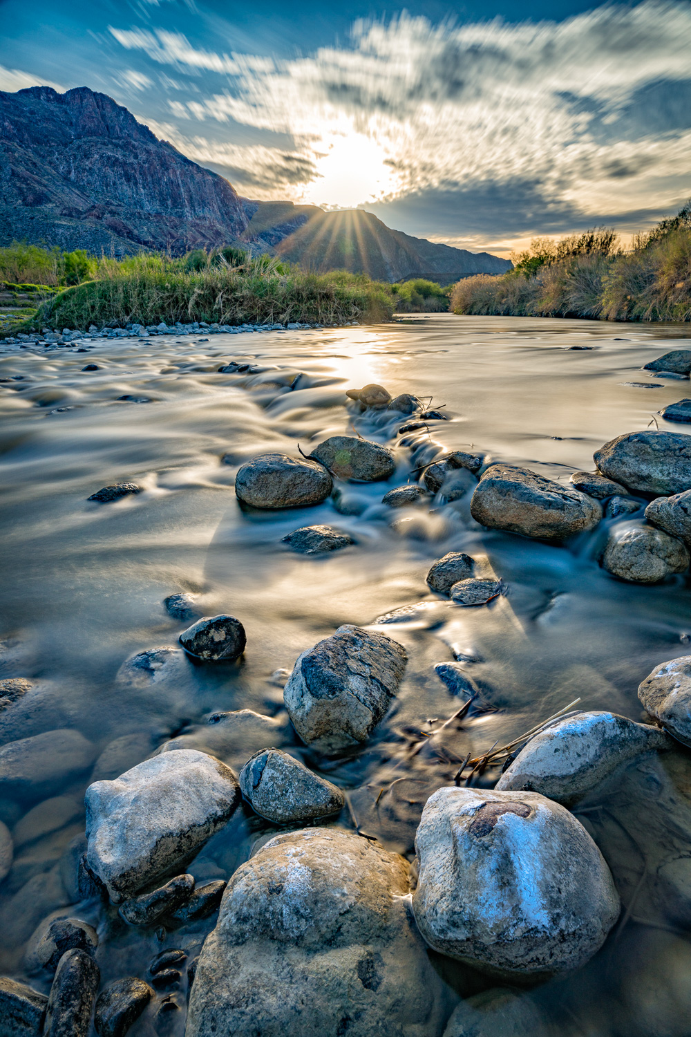 Big Bend Ranch State Park, LE, La Cuesta River Access, Long Exposure, Long Exposure Photography, ND Filters, Silky Water, Time Lapse